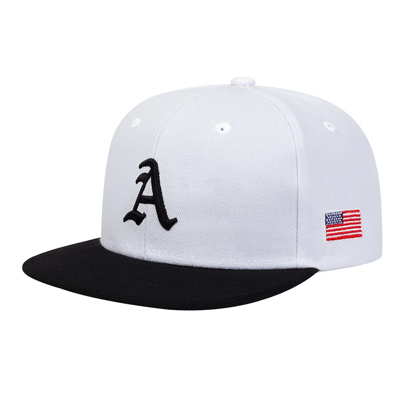 Children Gothic Letter A Embroidery Baseball Caps Hip hop Hats
