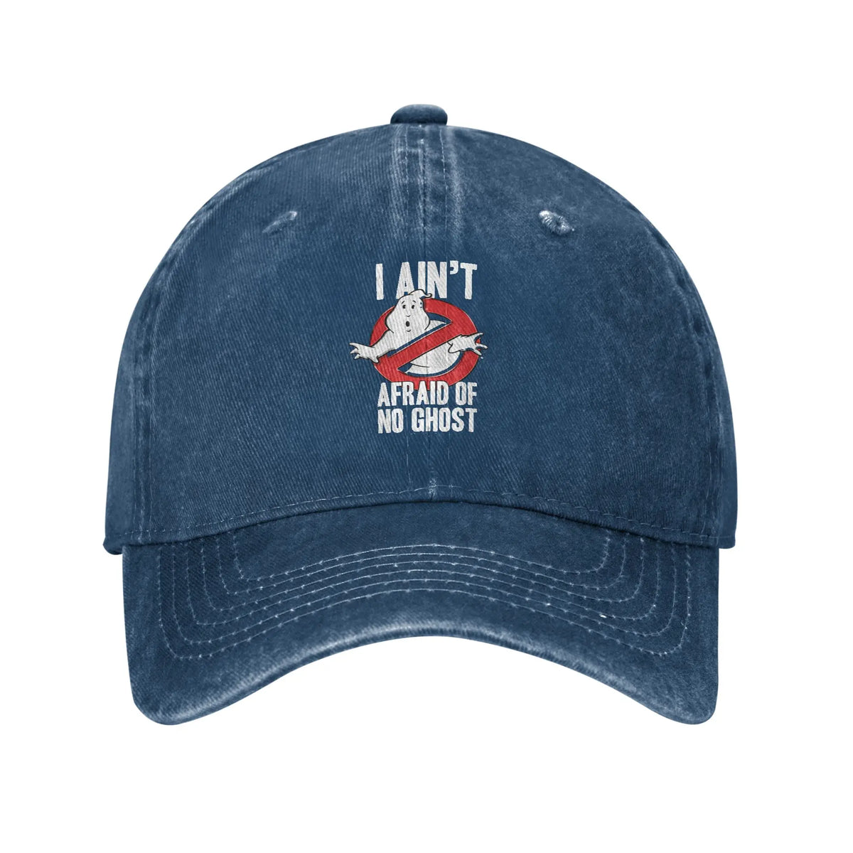 Ghostbusters I Ain't Afraid Of No Ghost Washed Baseball Cap