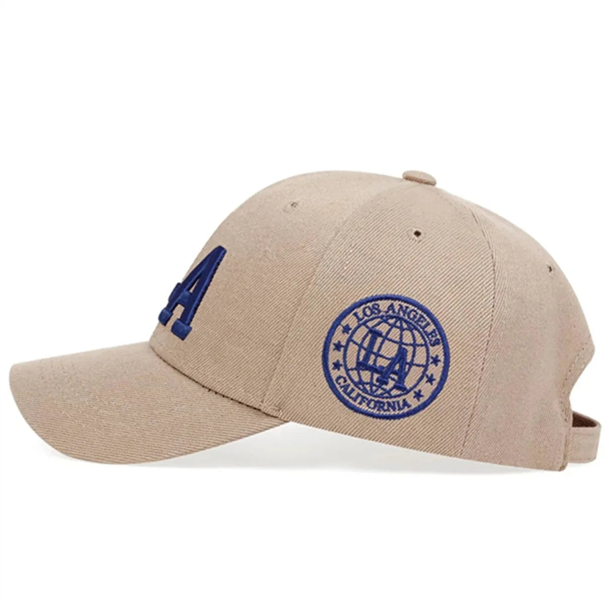 Unisex LA Letter Embroidery Baseball Caps Sunscreen Hat