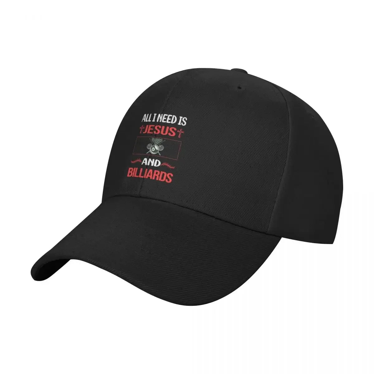 New Funny Jesus Billiards Baseball Cap