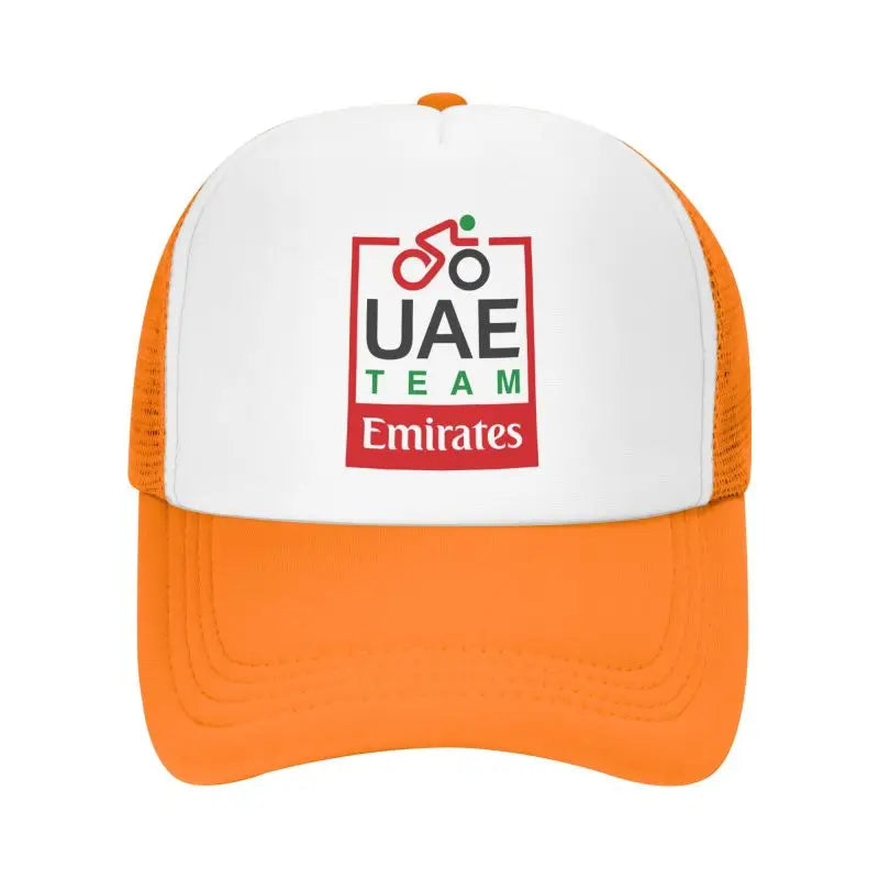 UAE Road Vehicle Print Mesh Baseball Cap