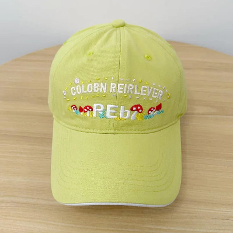 Pastoral Floral Wide Brim Baseball Cap