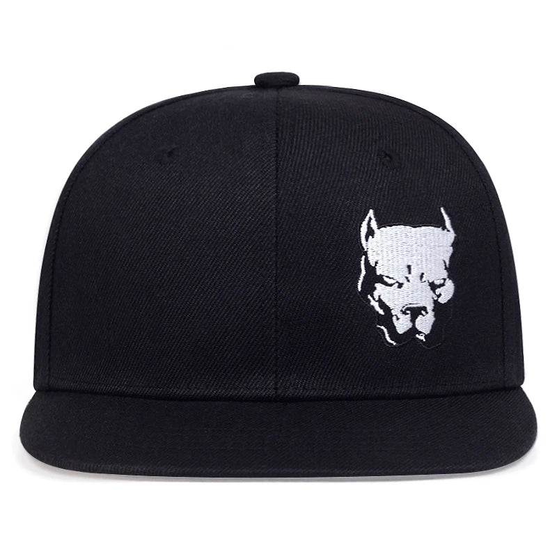 Unisex Dog Head Embroidery Embroidery Hip-hop Hats
