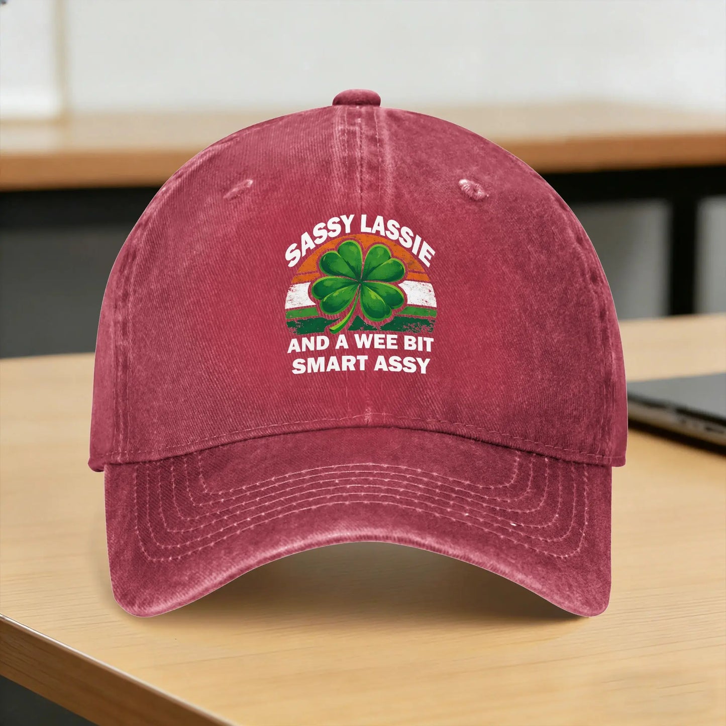 St Patricks Day Sassy Lassie Baseball Cap