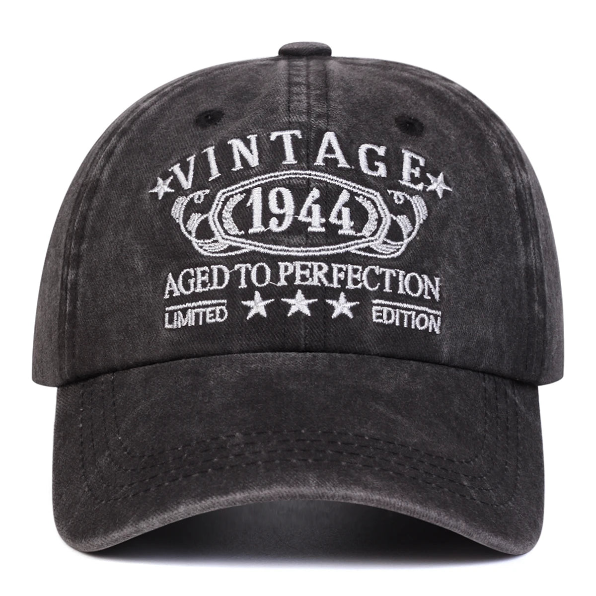 Unisex Letter Embroidery Wash Baseball Caps