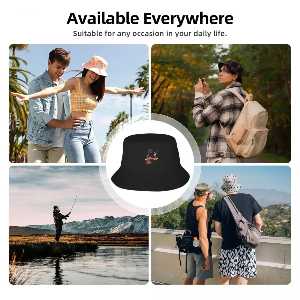 LOVE Bucket Hat Custom Hat New In Hat Wild Ball Trucker Ladies Men's