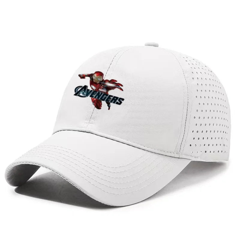 Marvel Summer Sweat-Wicking Breathable Outdoor Sun Hat Baseball Cap