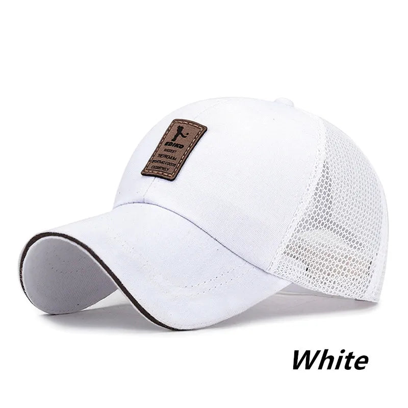 Women Men Summer Breathable Net Mesh Golf Baseball Cap