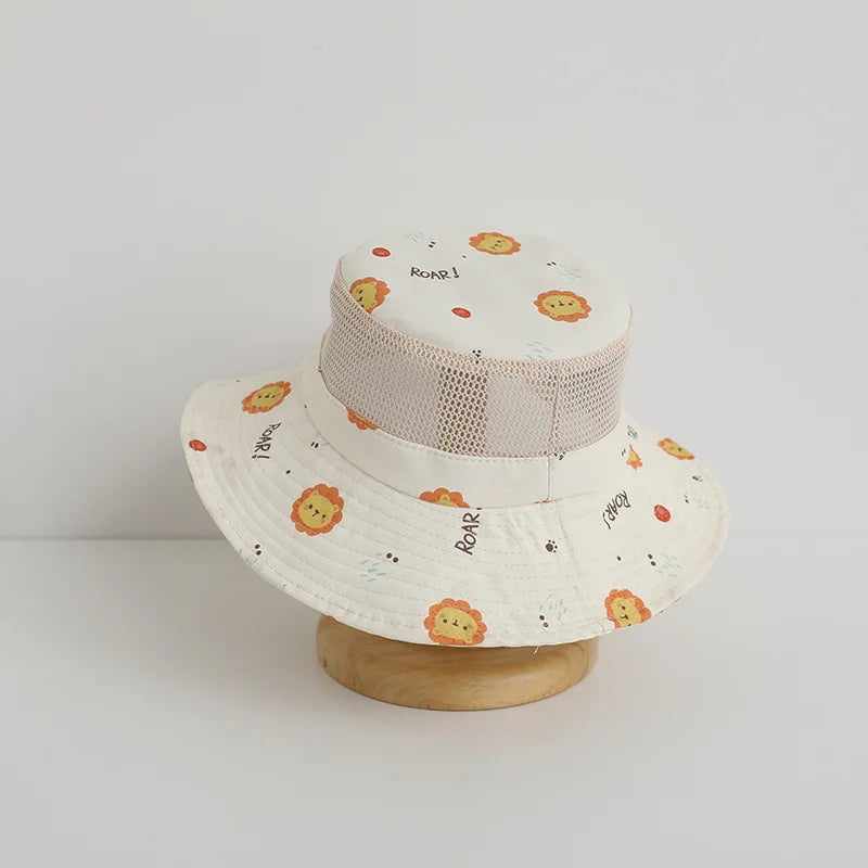 Soft Mesh Children Bucket Hat New Summer Baby Boy Girl