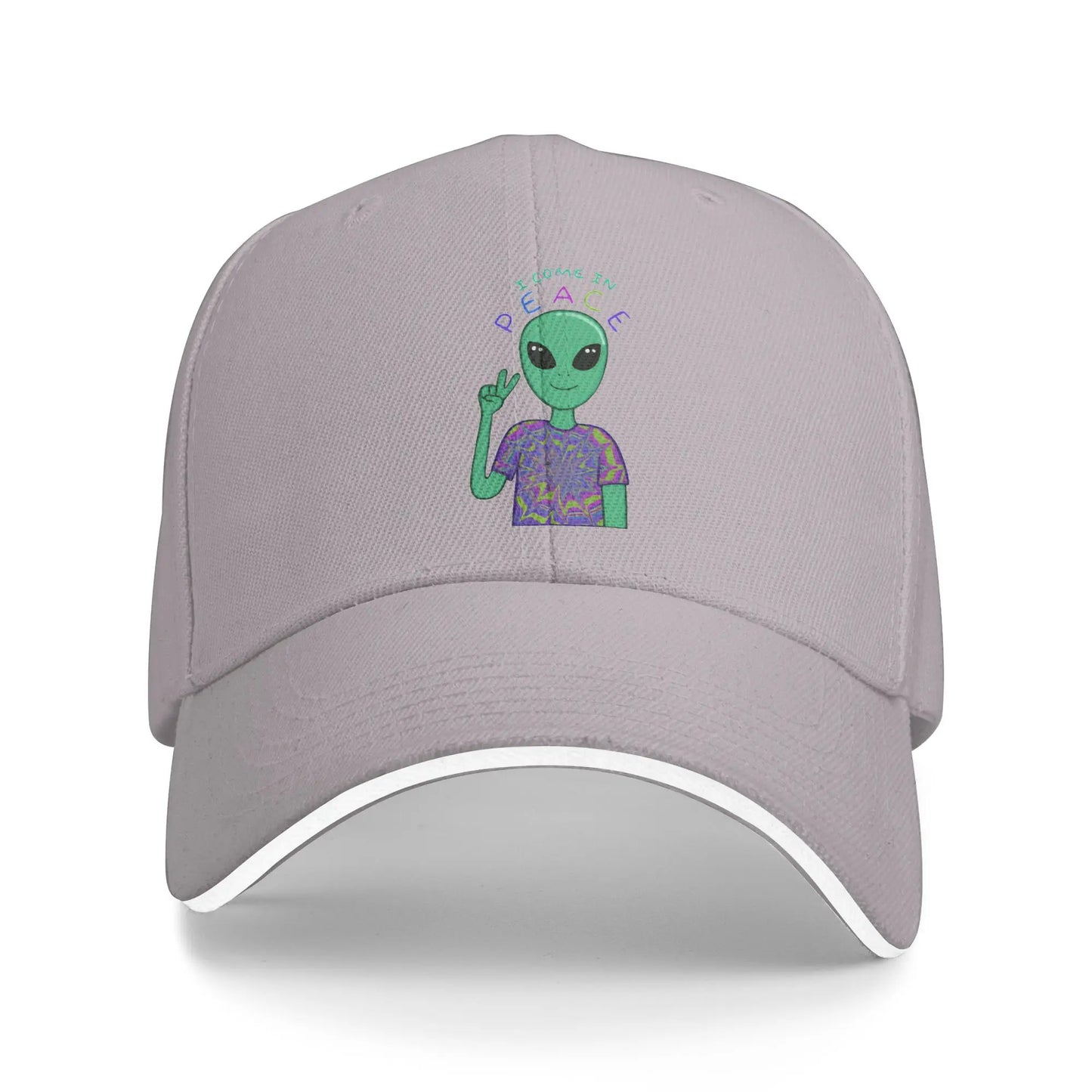 UFO We Come In Space Alien Baseball Cap