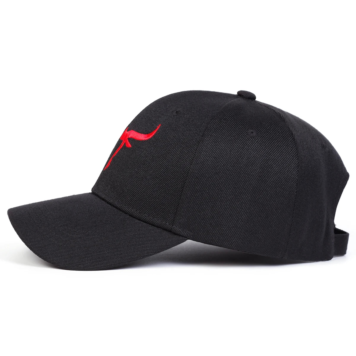 Unisex Personalized Bull Head Embroidery Baseball Caps