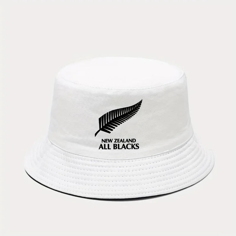 All Blacks Printed Bucket Hat Breathable Sun Hat