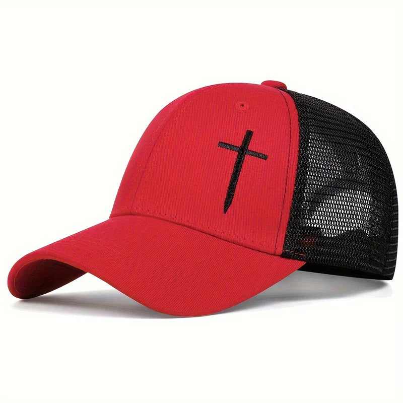 Fashion Hip Hop Baseball Mesh Cap Cross