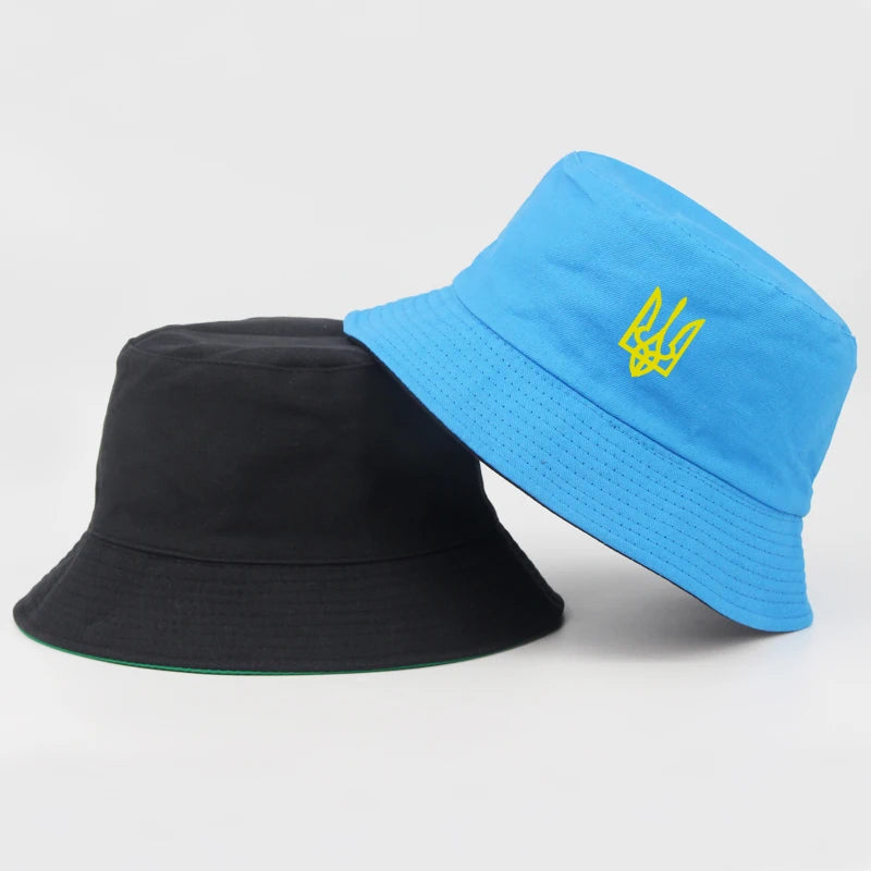 Blue Butterfly Harajuku Bucket Hat Casual Beach Sun Hat Panama Hat