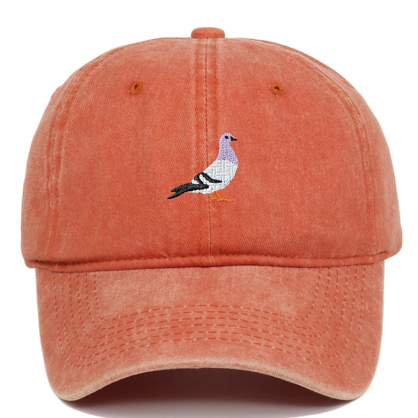 Baseball Cap Suitable For All Seasons, Pigeon Embroidery Pattern, Men's And Women's Daily Casual Fashion