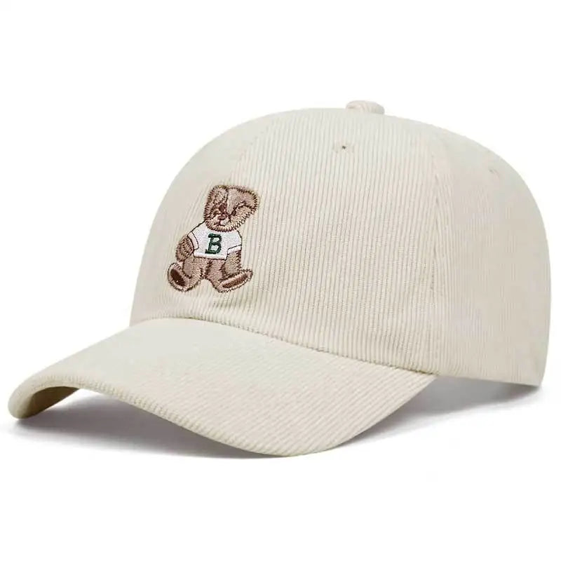 Adorable Teddy Bear Embroidery Baseball Hats Outdoor