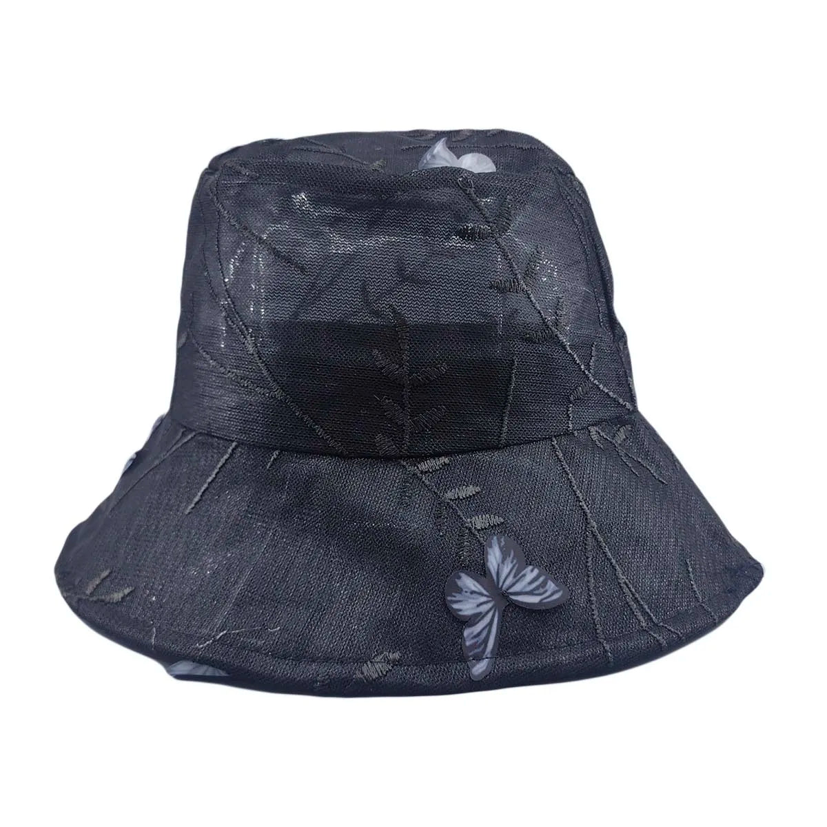 New Women Floral Personality Butterfly Bucket Hats