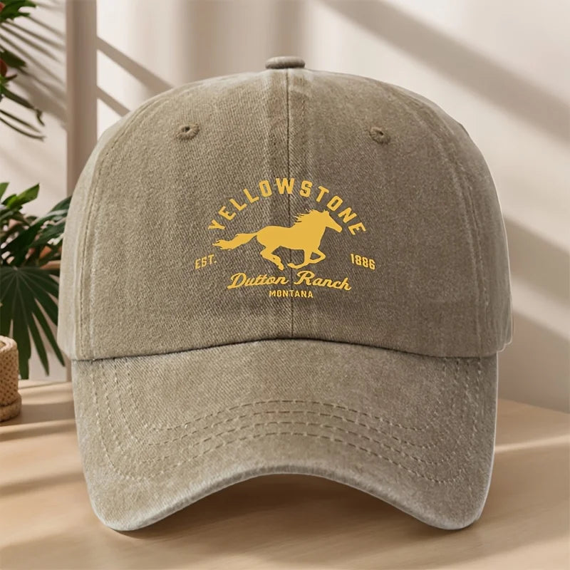 Yellowstone Horse Print Baseball Cap
