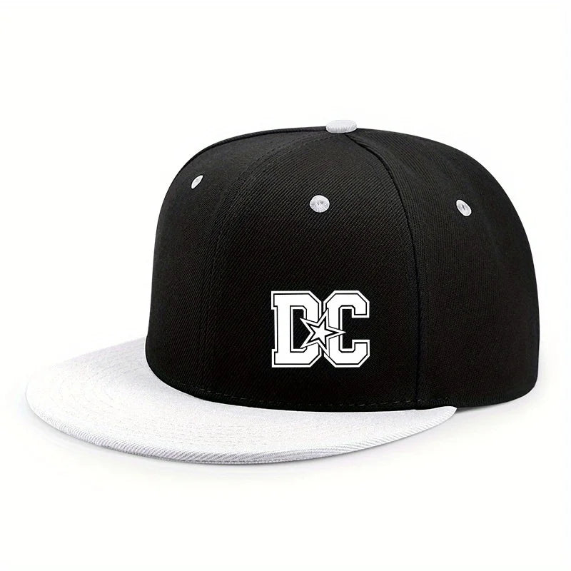 Unisex Letter Print Hip-hop Snapback Cap