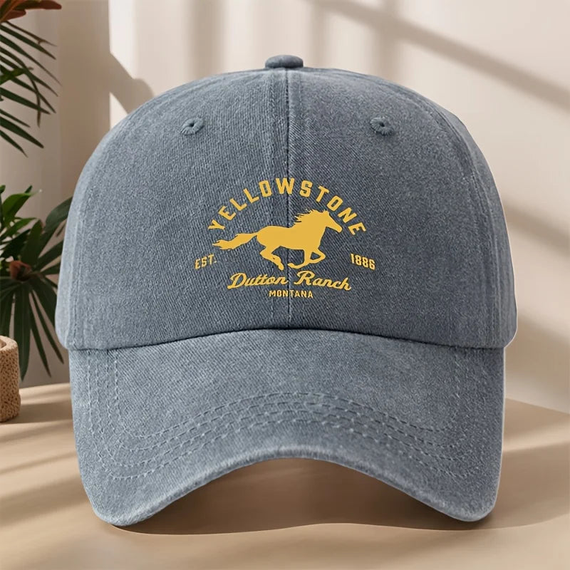 Yellowstone Horse Print Baseball Cap