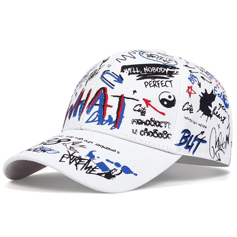 Colorful Graffiti Hip-hop Baseball Cap