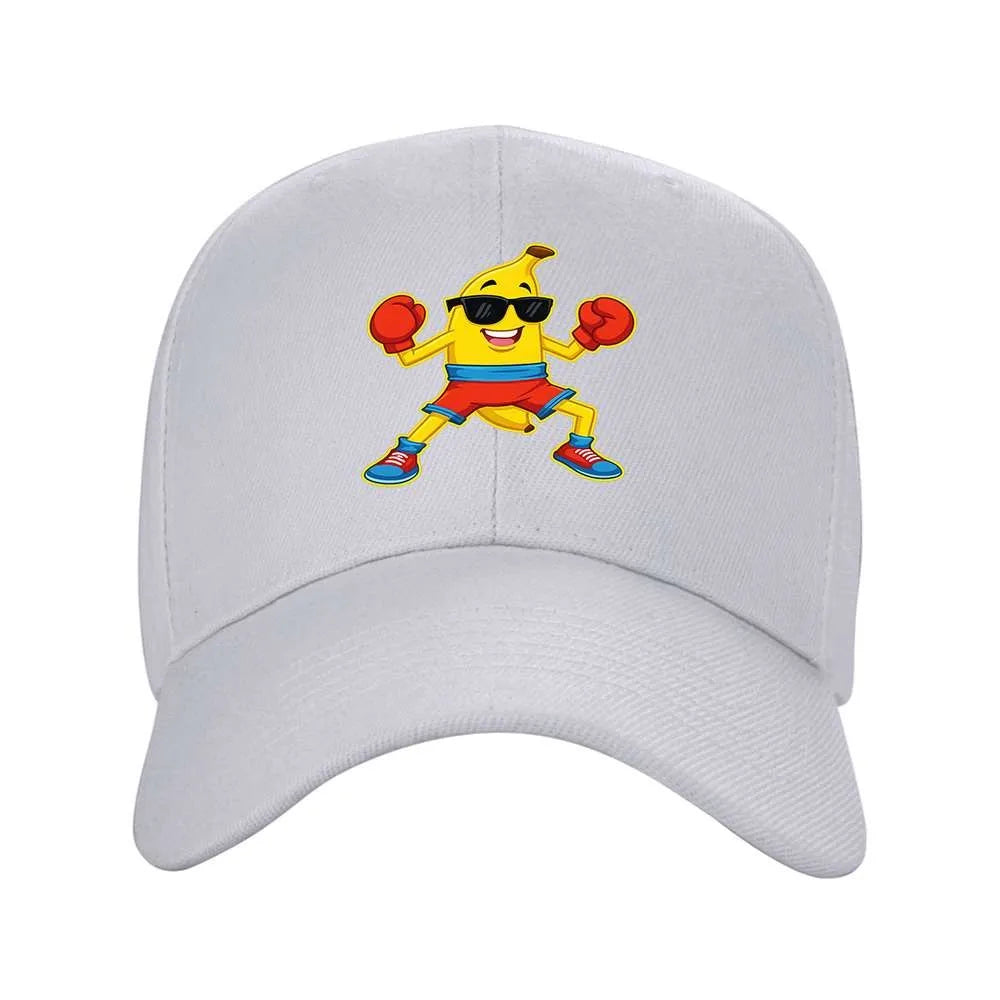 Boxing Banana Graphic Baseball Cap