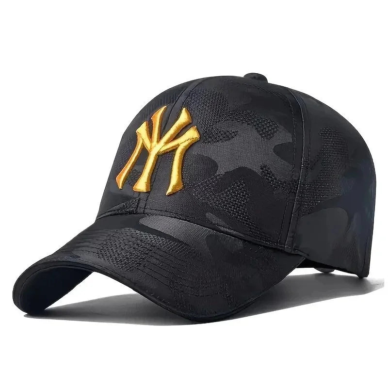 Fashion Letter Embroidery Camouflage Baseball Hats
