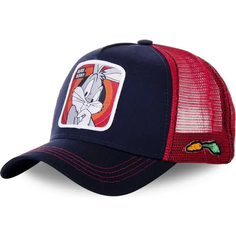2New High Quality Brand Anime Cartoon Snapback Cotton Baseball Cap Men Women