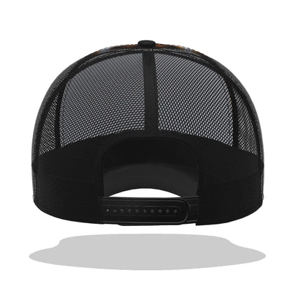 Atlas Mountain Dog Aidi Custom Flat Brim Cap Sun Hat Baseball Hat