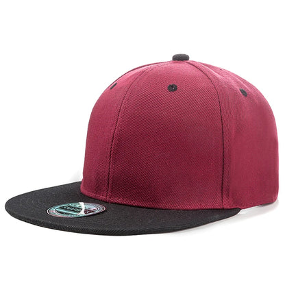 Unisex Cap Plain Snapback Hat High Quality Adult Hip Hop