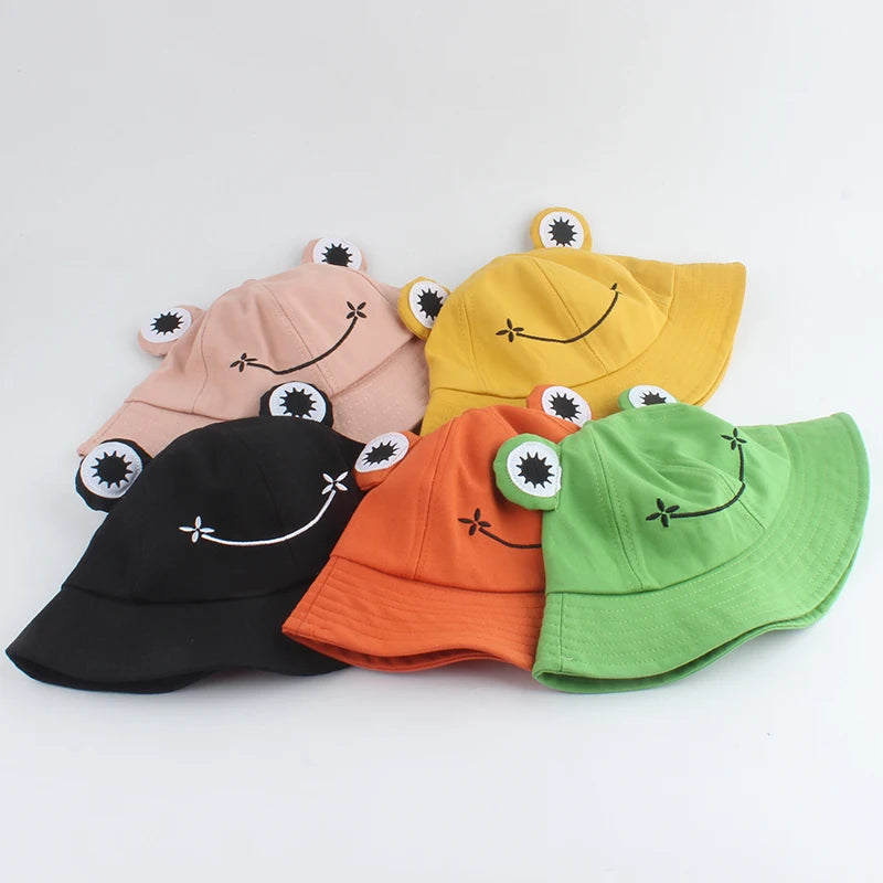 Parent-Kid Frog Bucket Hat