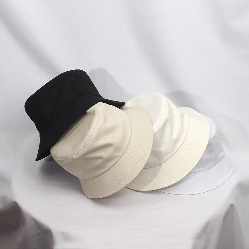 Pure Cotton Sun Hat Large Size Boonie Cap Women Big Size Bucket Hat Men