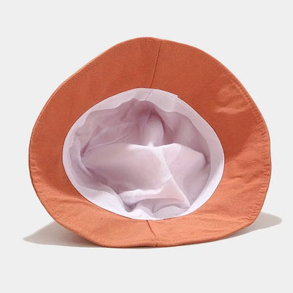Four Seasons Cotton Flower Embroidery Bucket Hat For Men Women