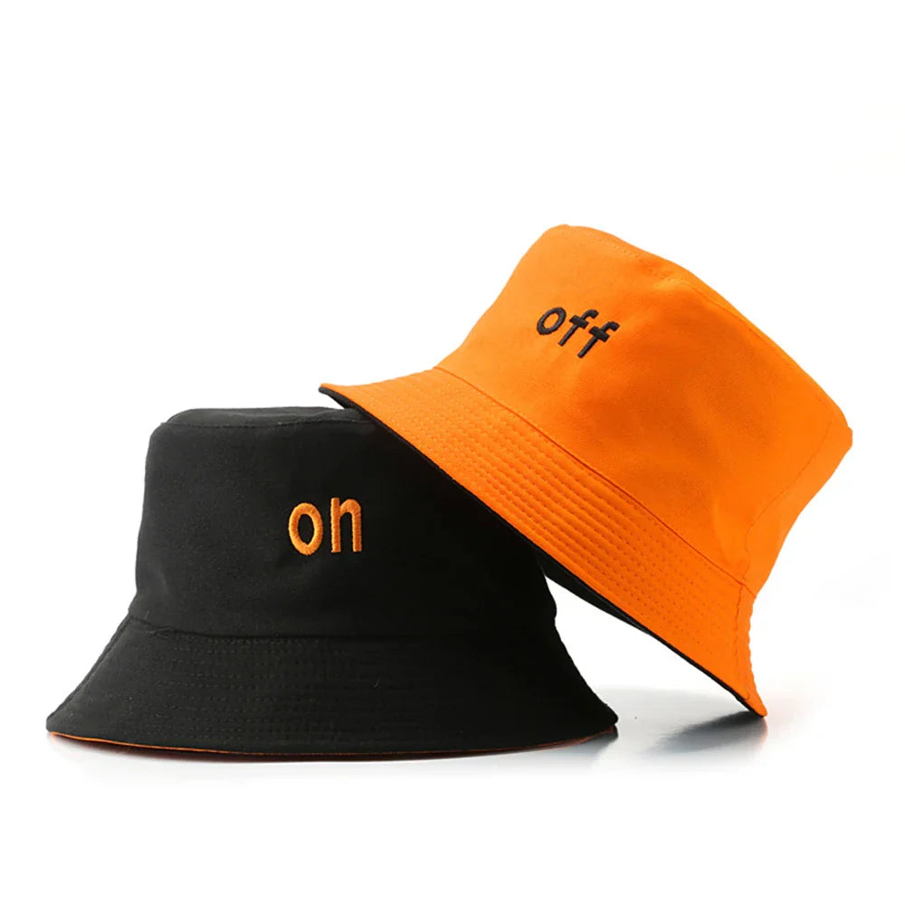 Hip Hop Panama Cap Cotton Double-sided Windproof Fisherman Hat Bob Homme