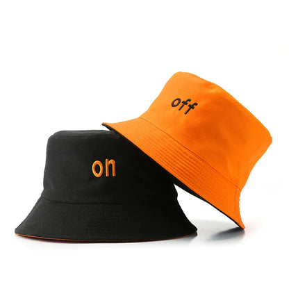 Hip Hop Panama Cap Cotton Double-sided Windproof Fisherman Hat Bob Homme