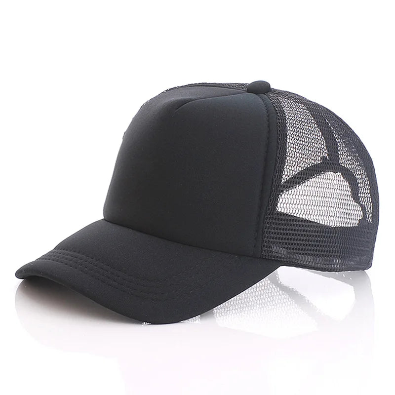 Adjustable Trucks Youth Mesh Hats Baseball Trucker Cap Dad Hat Summer Baseball Cap
