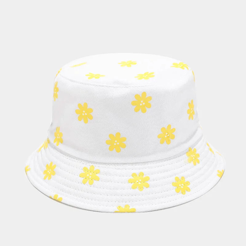 Seasons Cotton Flower Print Bucket Hat