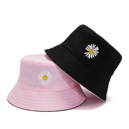 Unisex Bucket Hat Double-Side Outdoor Fishing Cap Women Men Sunscreen Hats