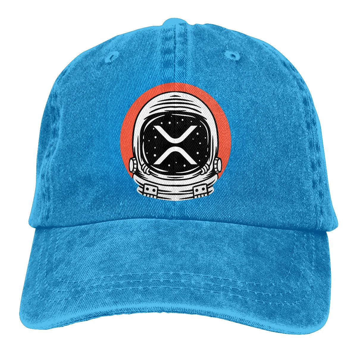 Baseball Cap Moon - To The MOON Washed Cotton