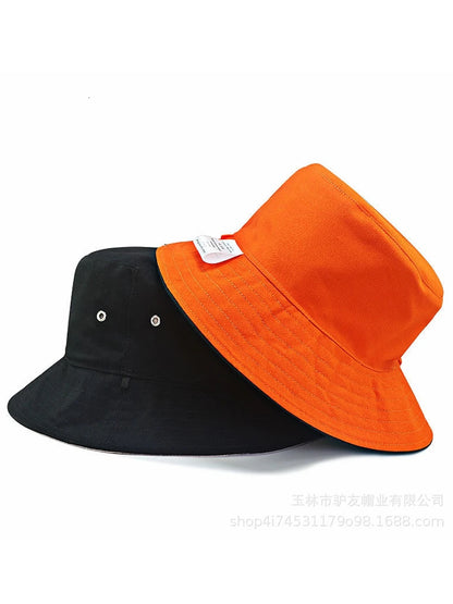 Oversize Fisherman Hat Women Men Summer Beach Cotton Bucket Hat