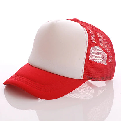 Adjustable Trucks Youth Mesh Hats Baseball Trucker Cap Dad Hat Summer Baseball Cap