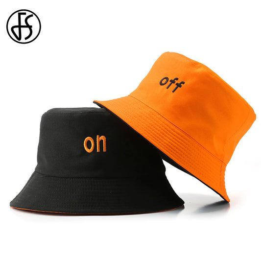 FS Orange Yellow Bucket Hats For Men Women