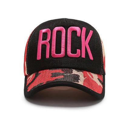 Baseball Caps Linen Embroidery Letter Fashion Duck Tongue Yong Hat