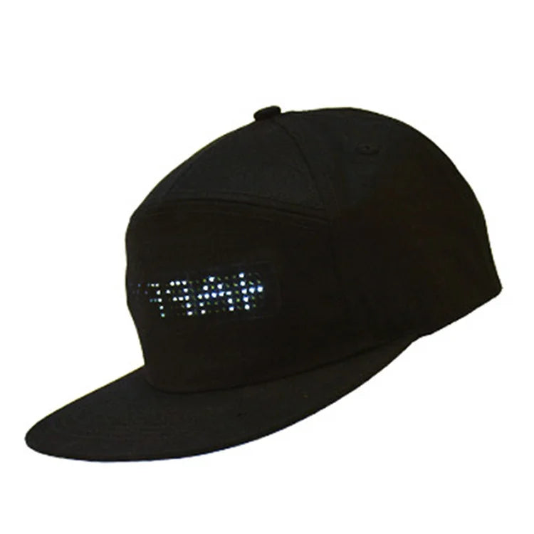 APP Programmable LED Message Hats Luminous Sports Baseball Cap