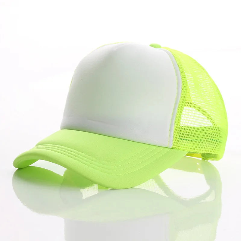 Adjustable Trucks Youth Mesh Hats Baseball Trucker Cap Dad Hat Summer Baseball Cap