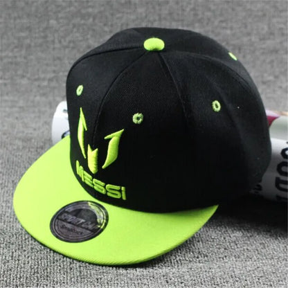 New Fashion Children Ronaldo Cr7 Neymar Njr  Hat Boys Girls Kids Messi Snapback Hats Hip Hop Caps Gorras
