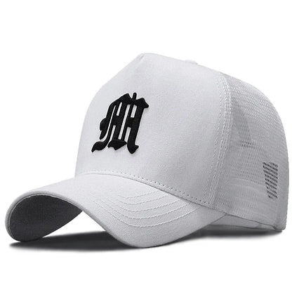 56-60CM 61-68cm Big Head Man Plus Size Baseball Cap Men Summer 100% Cotton Mesh Trucker Hat Male 3d Embroidery