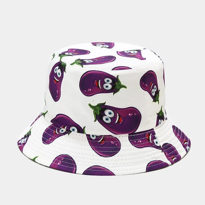 Wholesale Bucket Hat Various Vegetable Pattern