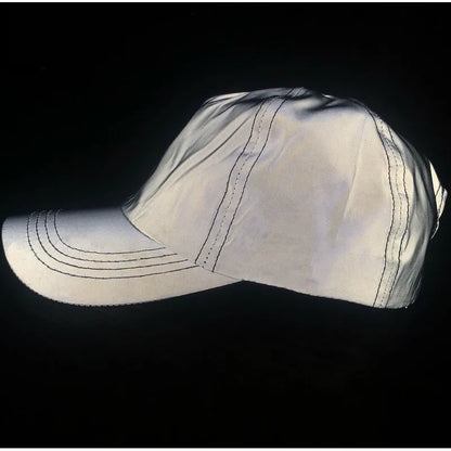 High Quality Lightweight Reflective Luminous Cap Men Baseball Cap
