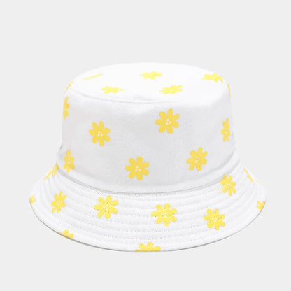 Seasons Cotton Flower Print Bucket Hat